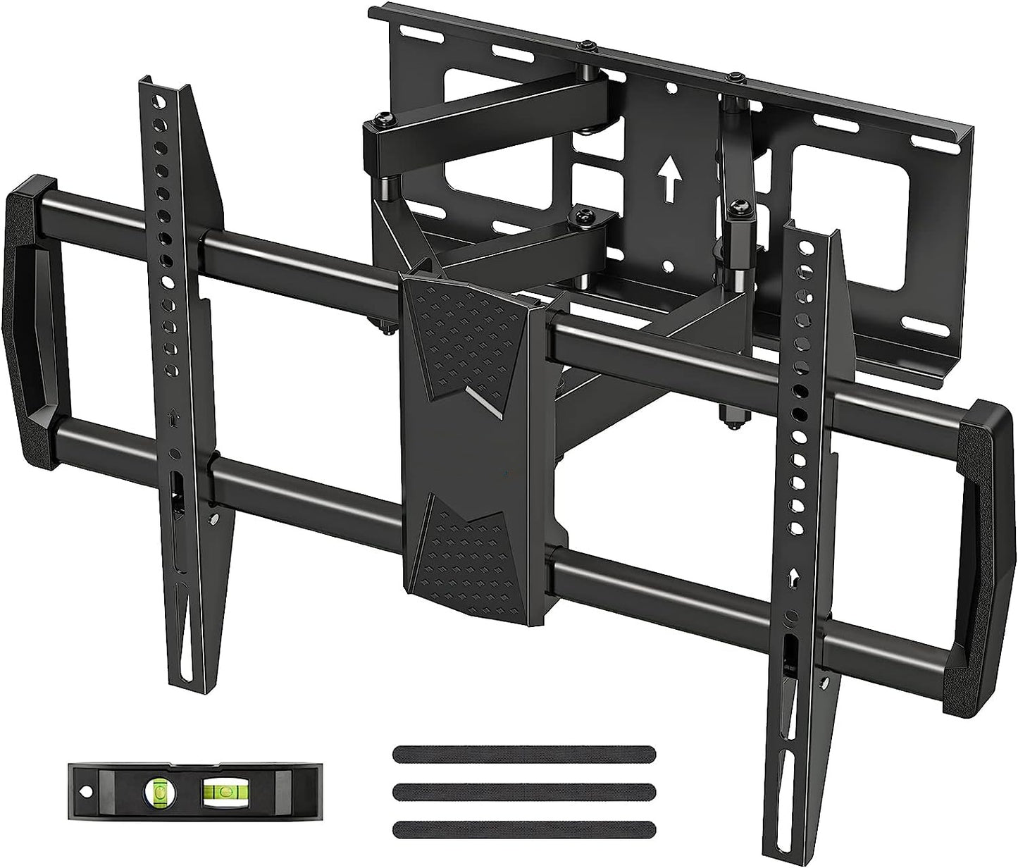 HOMOUNT Full Motion TV Wall Mount for Most 42-82 inch TVs, Wall Mount Bracket with Articulating Swivel and Tilt Fits 16" Stud, TV Mount Max VESA 600x400mm, Holds up to 100lbs