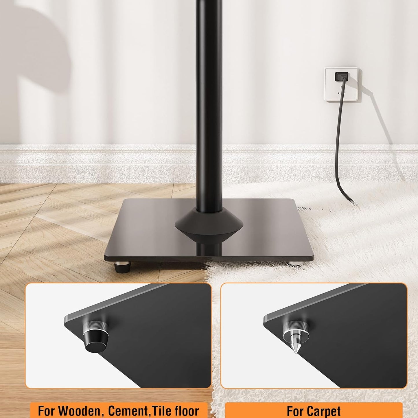 ELIVED Speaker Stands for Sonos Era 300 Floor Speaker Stand YD5026
