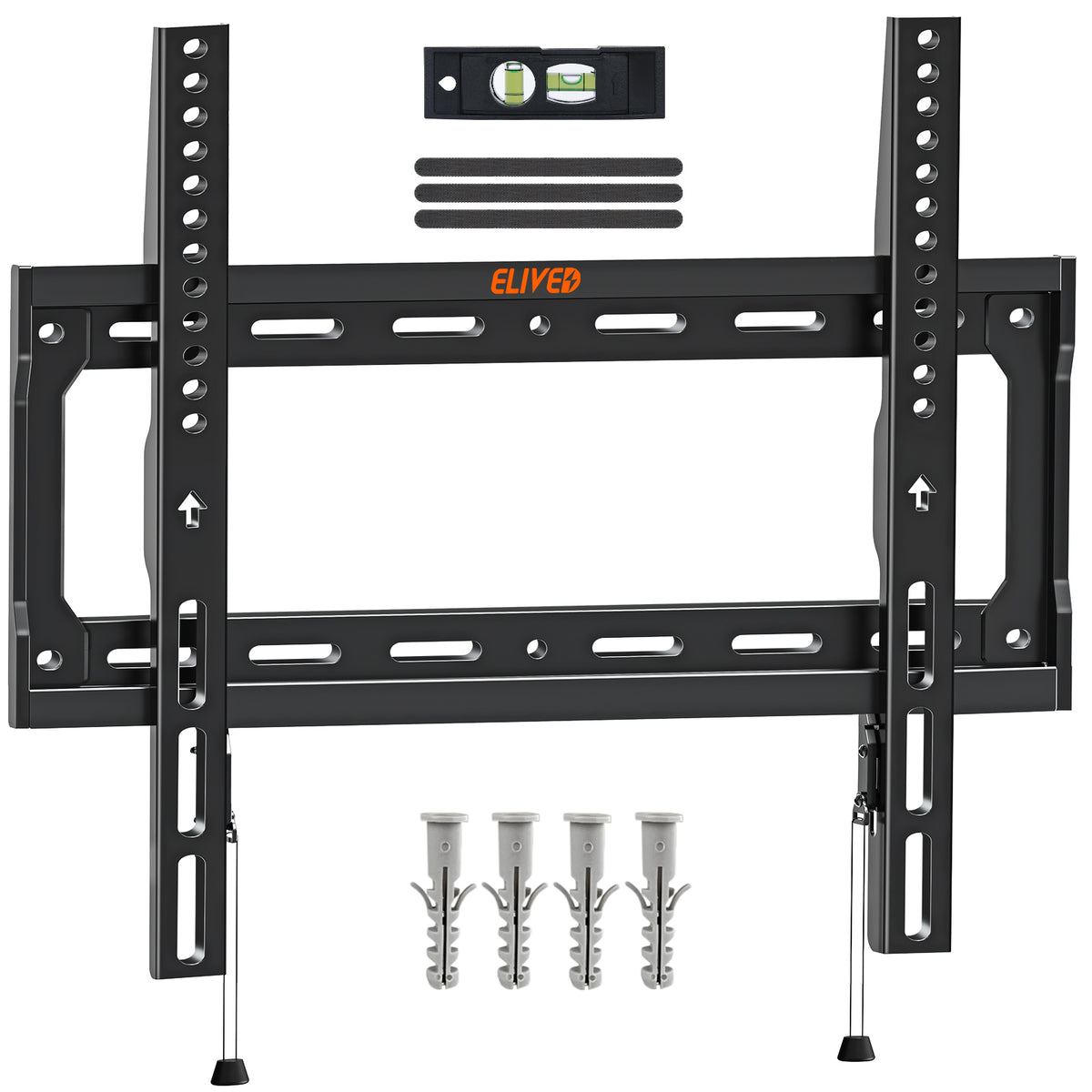 ELIVED Fixed TV Wall Bracket for Most 26-60 Inch LED, Flat or Curved TVs