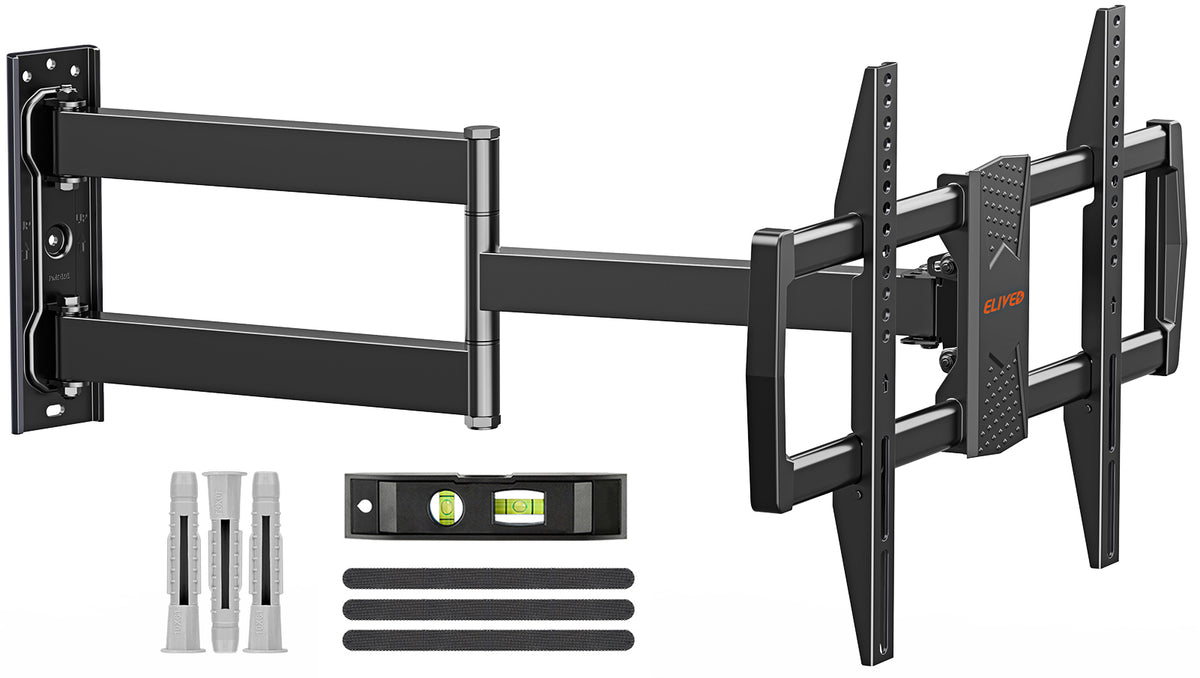ELIVED 813 mm Langer TV-Wandhalter für 37-75'' TV, max. VESA 600X400mm