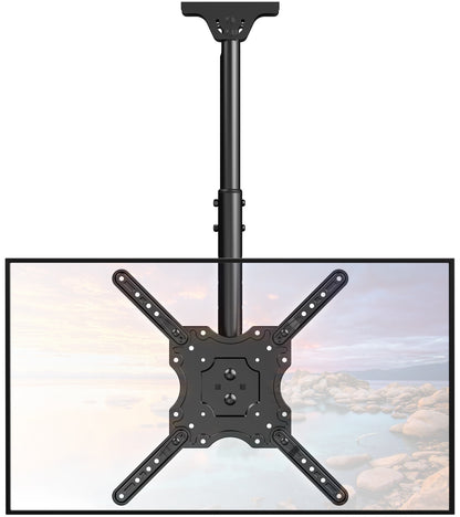 ELIVED Ceiling TV Mount Fits Most 26-65 Inch LED, LCD OLED Flat Screen TVs, Full Motion Height Adjustable TV Mount Bracket, Swivel and Tilt TV Bracket, Max VESA 400x400mm, Holds up to 99 lbs.
