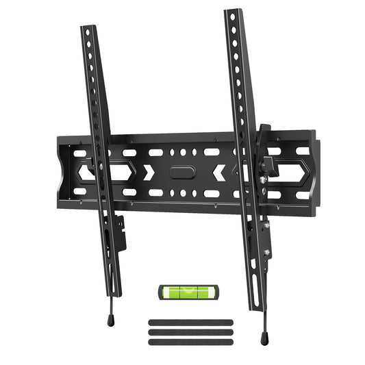 ELIVED Tilting TV Wall Mount Bracket, Universal TV Mount Low Profile for 26-60 Inch Flat Screen tvs, Easy to Install with Tilting Knob, Fits 12"/16" Studs, Max VESA 400x400mm, 99 lbs