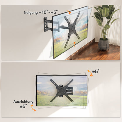 ELIVED TV Wandhalterung Schwenkbar Neigbar TV Halterung für 26-60'' TVs