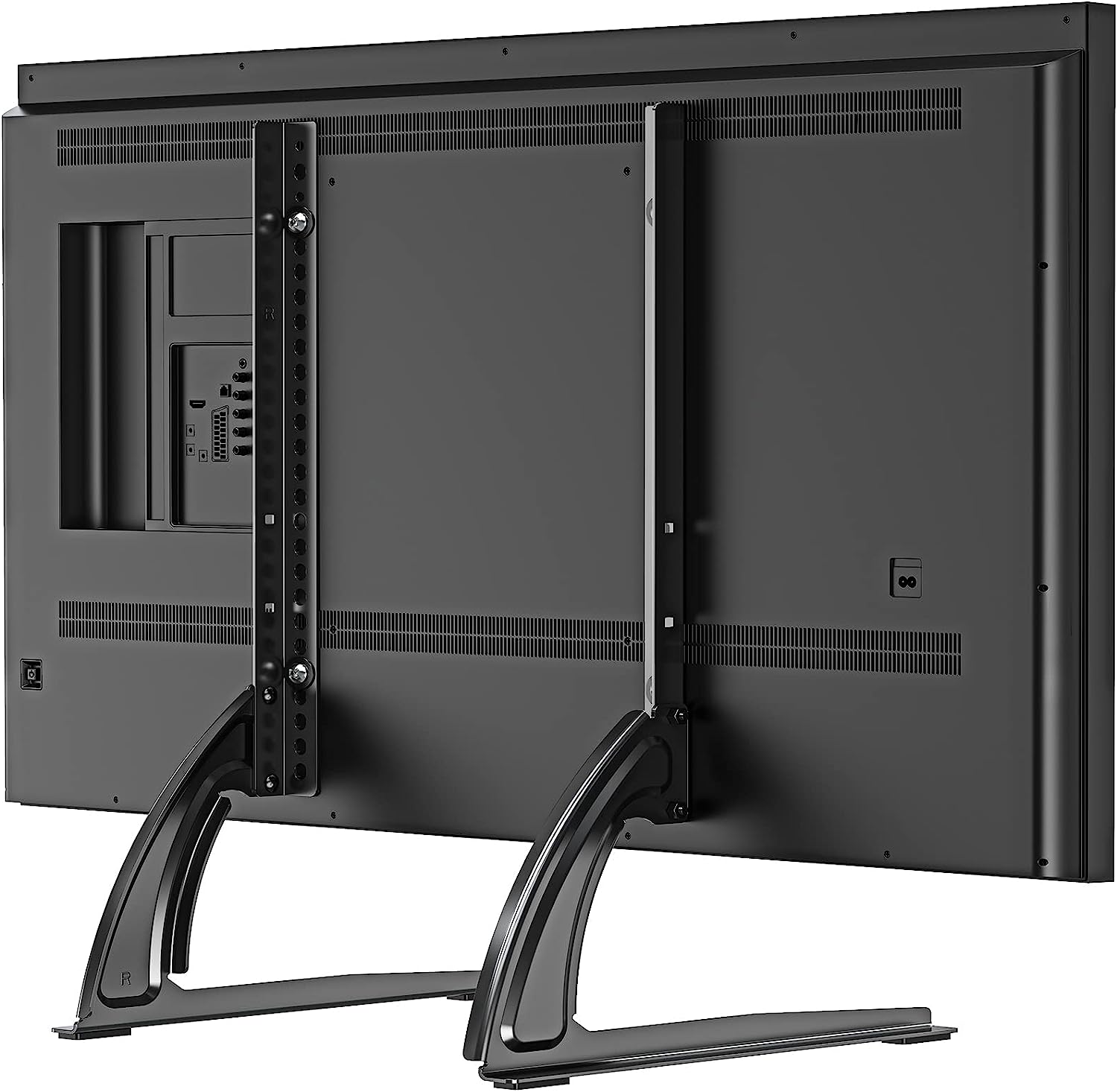 TV Stand with Power Outlet, hot Universal TV Mount Stand for 27-55 inch, TVs - Heigh