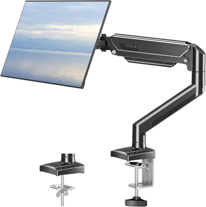 ErgoFocus Single Monitor Mount Arm Fits Monitor Full Motion Gas Spring Monitor Desk Mount