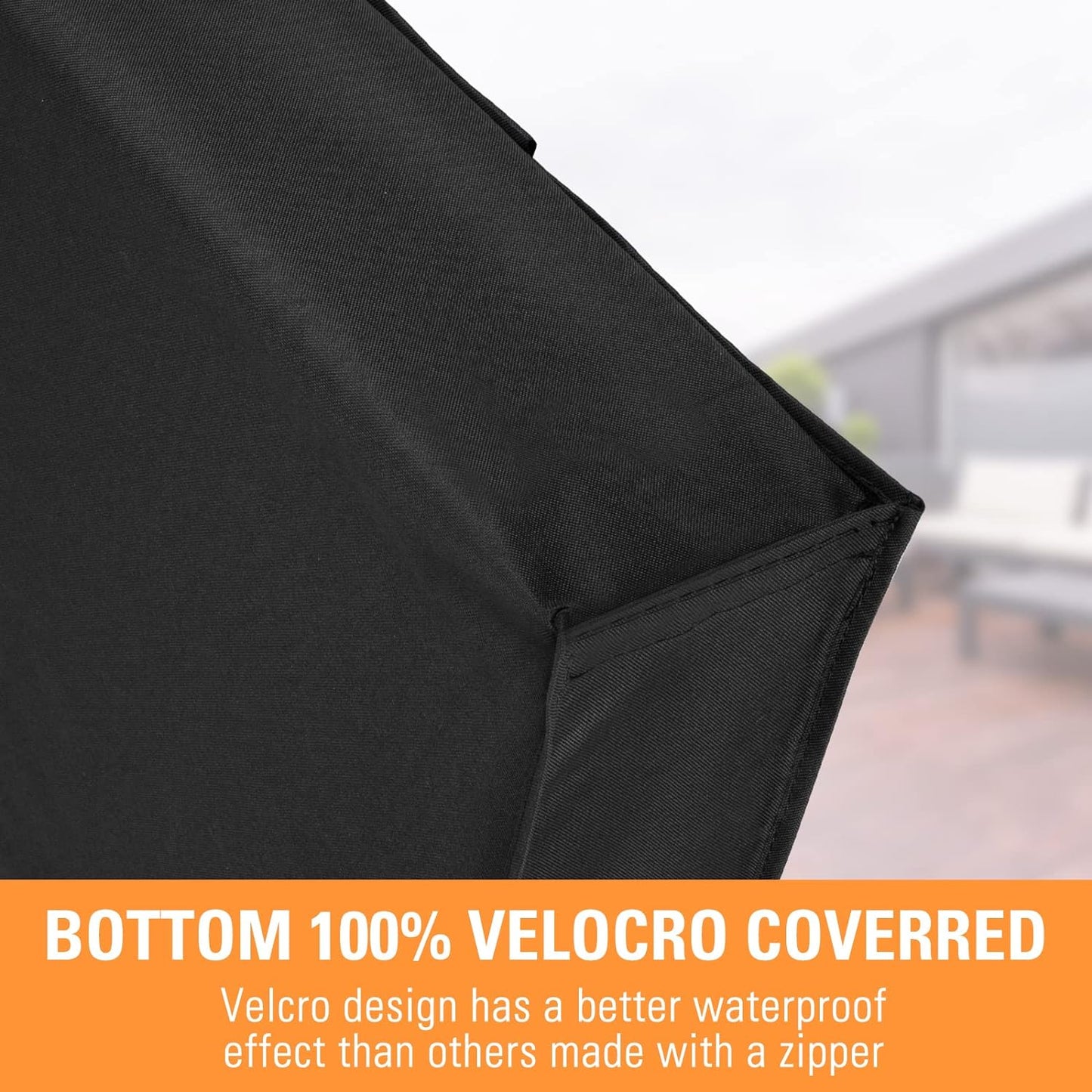 ELIVED Outdoor TV Cover 30-32 Inches, Weatherproof TV Cover for Outside TVs 600D Thick Fabric with Remote Control Pocket, Waterproof and Dustproof TV Screen Protectors YDCV32BK