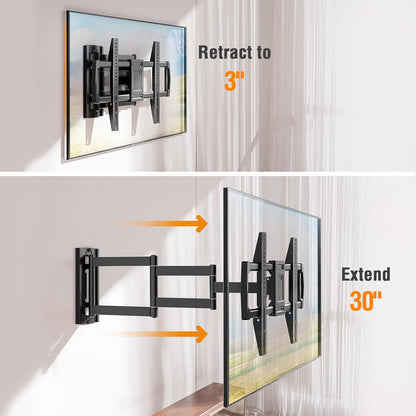 ELIVED Full Motion Wall Mount Long Arm TV Wall Mount for 32-75 Inch TVs YD3037