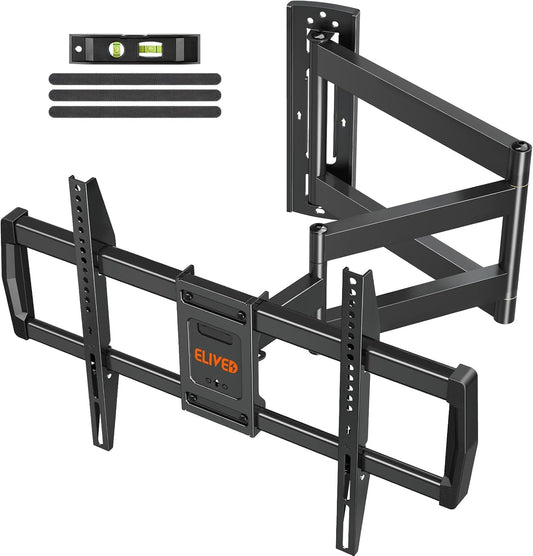 ELIVED Full Motion Wall Mount Long Arm TV Wall Mount for 32-75 Inch TVs YD3037