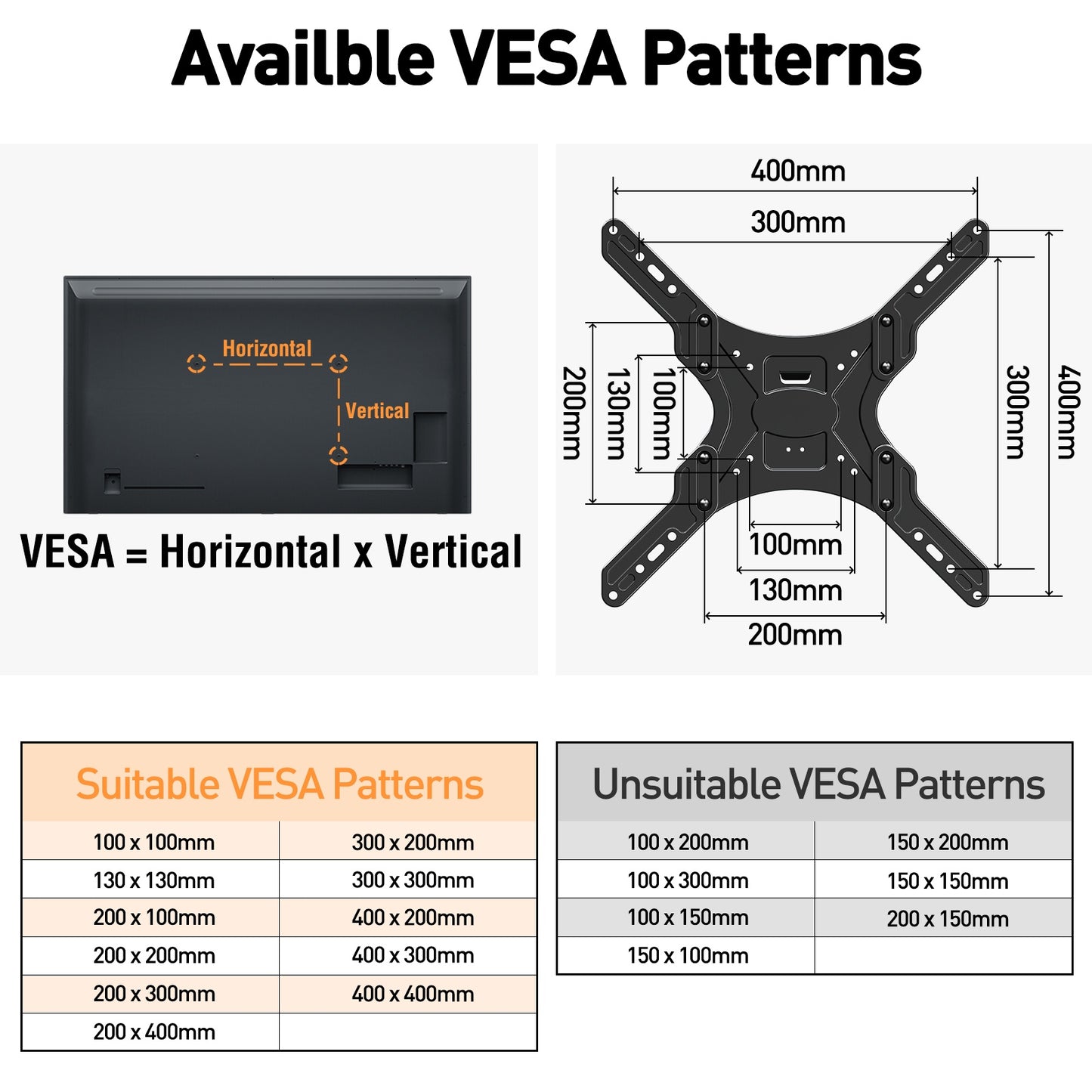 HOMOUNT Long Arm TV Wall Mount for 26-65 Inch TVs, 37.4 Inch Long Extension TV Mount Swivel and Tilt, Full Motion Wall Mount tv Bracket, Max VESA 400x400mm, Holds up to 77 lbs