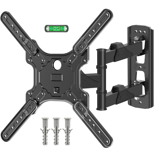 ELIVED TV Wall Bracket for Most 26-60 inch TVs, Tilt and Swivel TV Mount