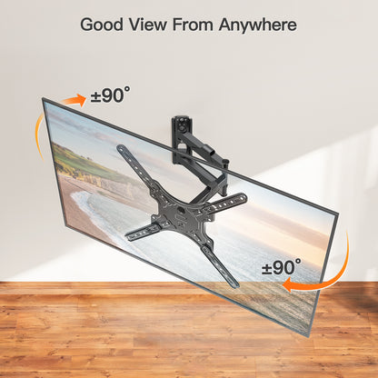 ELIVED TV Wall Bracket for Most 26-60 inch TVs, Tilt and Swivel TV Mount