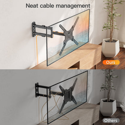 ELIVED TV Wall Bracket for Most 26-60 inch TVs, Tilt and Swivel TV Mount