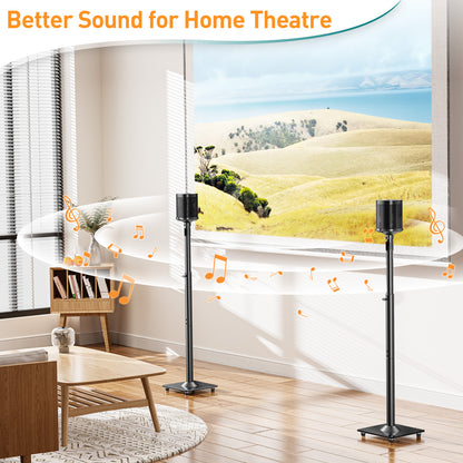 ELIVED Speaker Stands Pair for Sonos ERA100, Sonos One, One SL, Play:1
