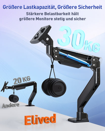 ELIVED Monitor Halterung für 17-57 Zoll Ultrawide Bildschirme bis zu 30KG