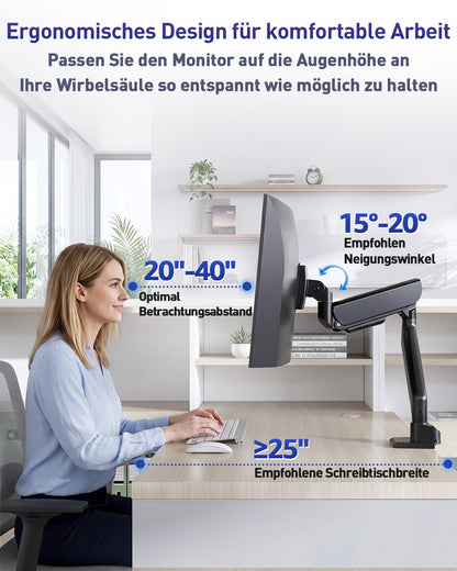 ELIVED Monitor Halterung für 17-57 Zoll Ultrawide Bildschirme bis zu 30KG