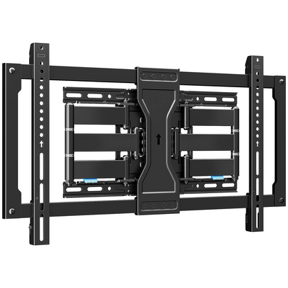 ELIVED 1.1" Ultra Slim TV Wall Bracket for 37-90 Inch TVs, Heavy Duty TV Bracket 60kg, Full Motion Articulating TV Wall Mount, Max VESA 600x400mm, Fits 16" Wood Studs