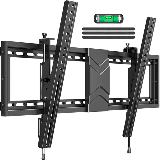 HOMOUNT TV Wall Mount, Tilting TV Mount Bracket for Most 37"-84" TVs with Level Adjustment, Fit 16" 18" 24" Wood Studs, Wall Mount Bracket Max VESA 600x400mm, up to 99 Lbs